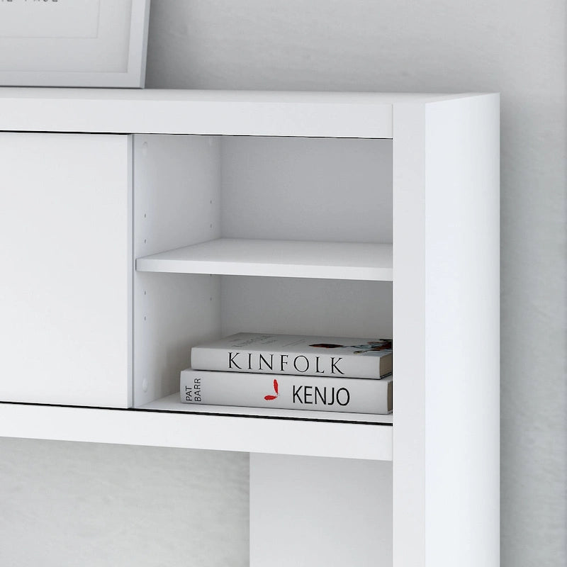 Bureau de 60 pouces avec étagère à livres