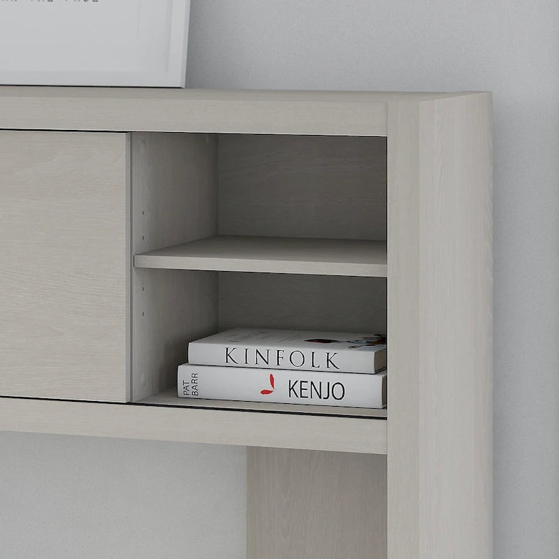 Bureau de 60 pouces avec étagère à livres