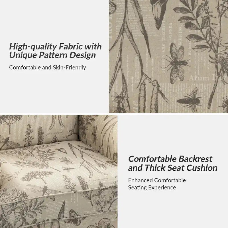 Fauteuils rivetées avec accoudoirs à bord roulé (lot de deux)