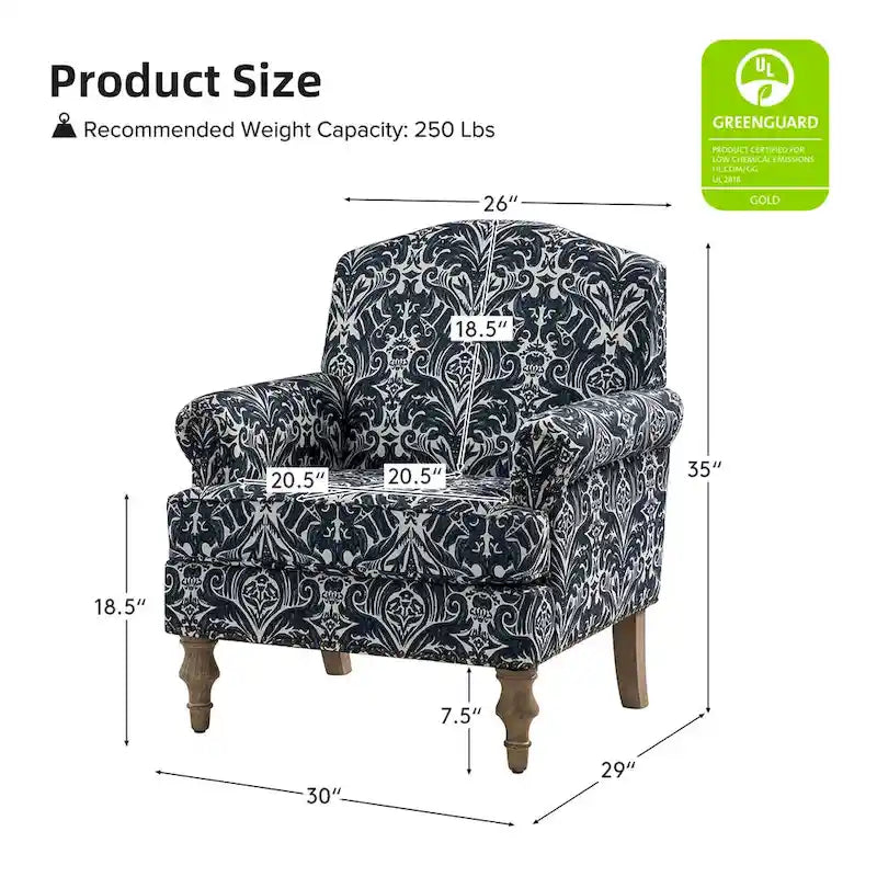 Fauteuils rivetées avec accoudoirs à bord roulé (lot de deux)