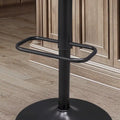 Tabouret de bar réglable pivotant en bois courbé