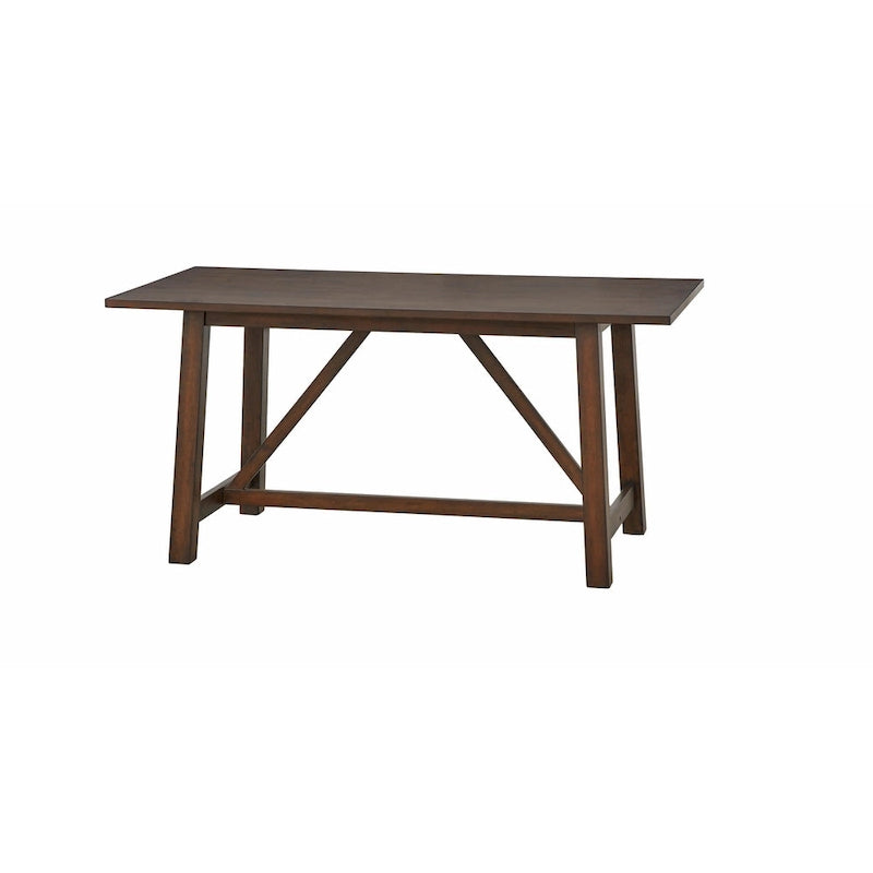 Table à manger tréteaux de style rustique