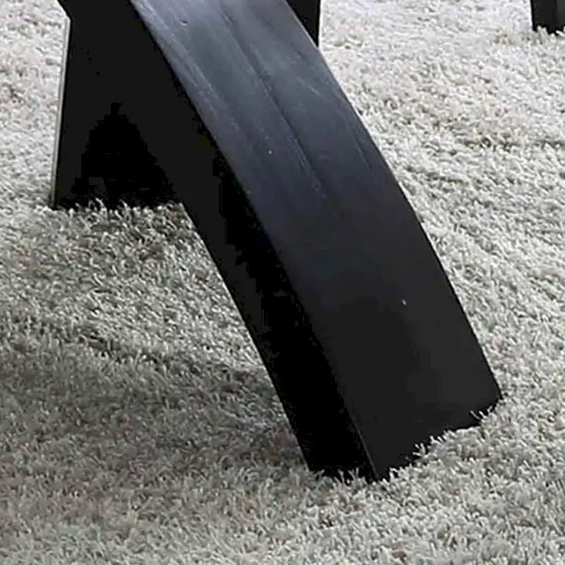 Table à manger moderne avec plateau en verre rond de 52 pouces