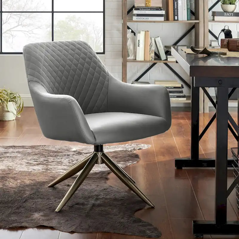 Fauteuil de loisirs pivotant en similicuir