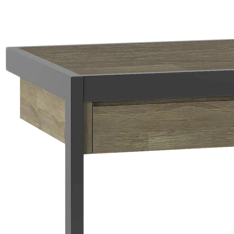 Bureau de style industriel en acacia massif