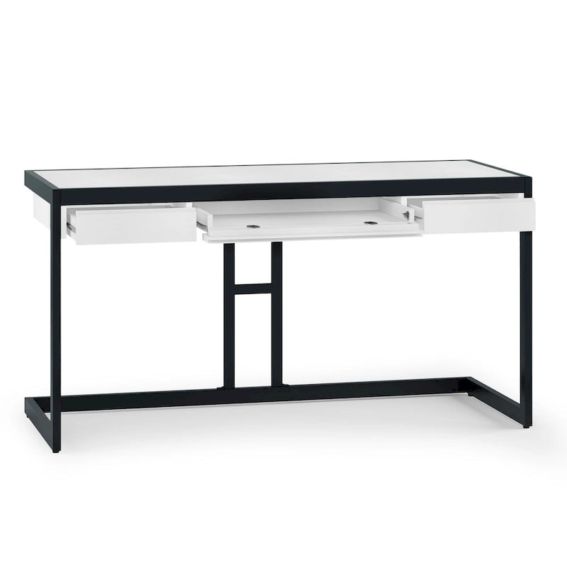 Bureau de style industriel en acacia massif