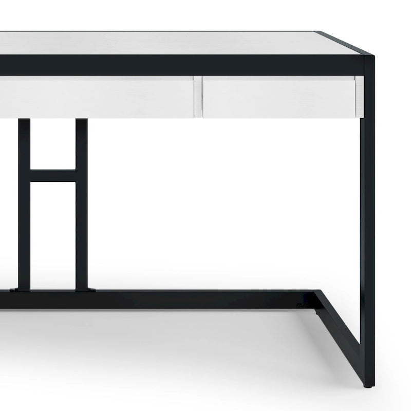 Bureau de style industriel en acacia massif