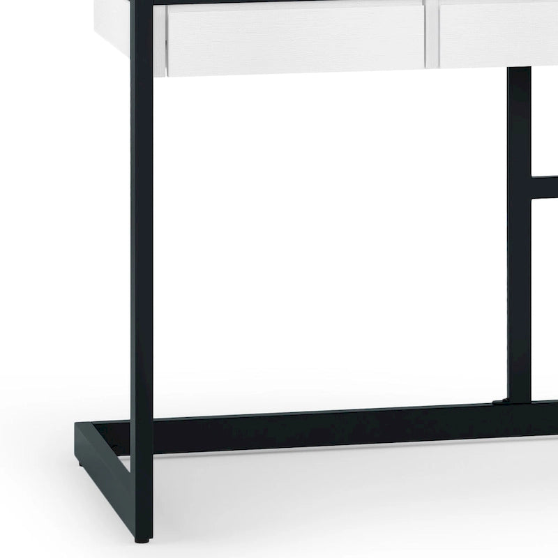 Bureau de style industriel en acacia massif