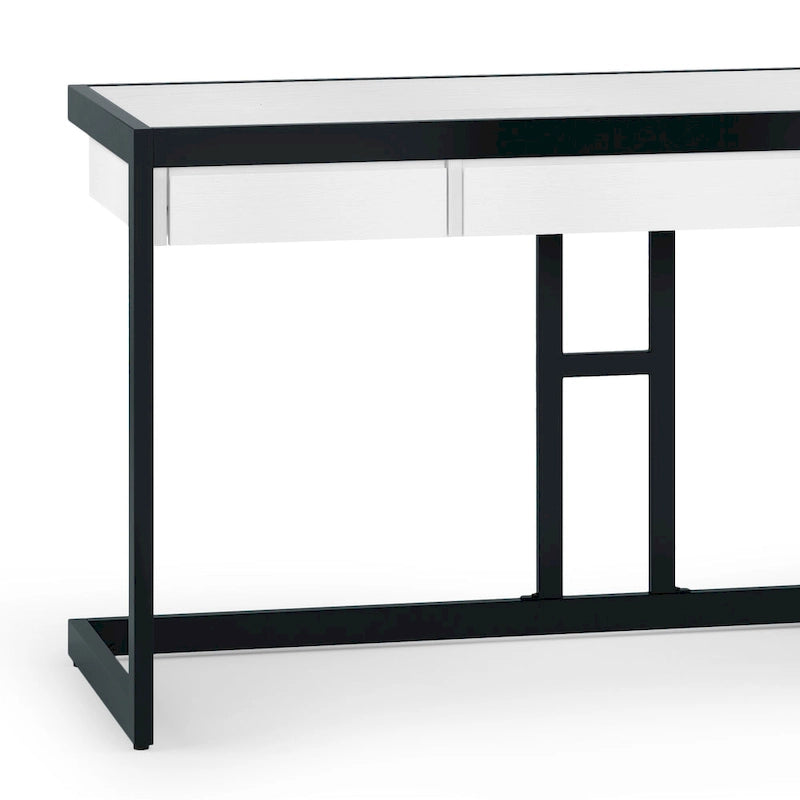 Bureau de style industriel en acacia massif