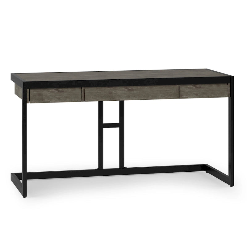 Bureau de style industriel en acacia massif