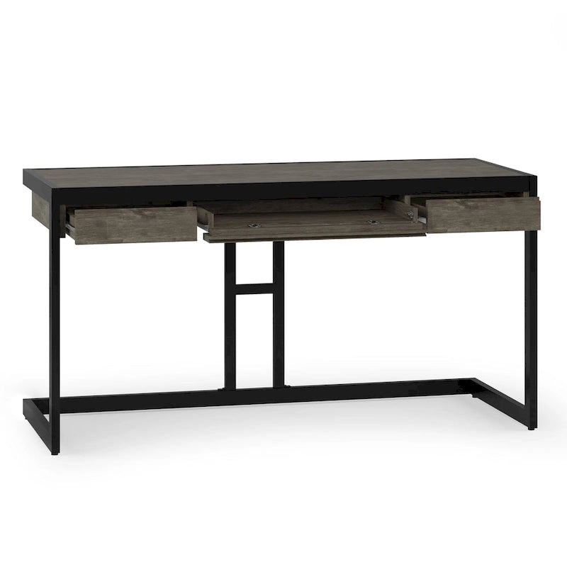 Bureau de style industriel en acacia massif