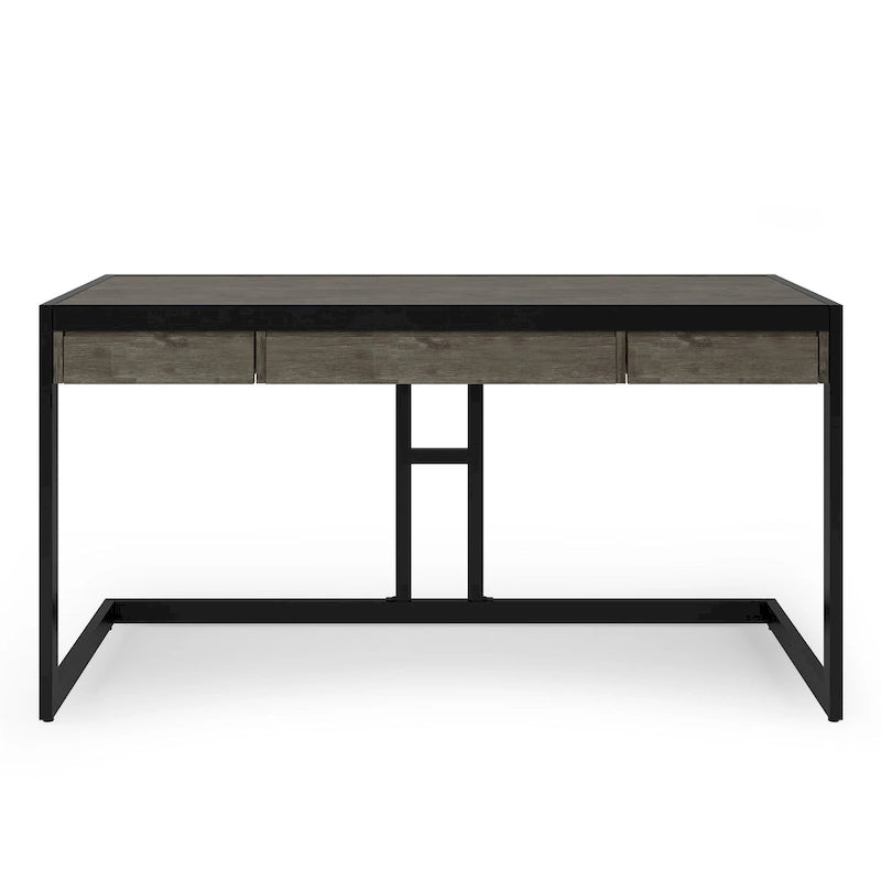 Bureau de style industriel en acacia massif
