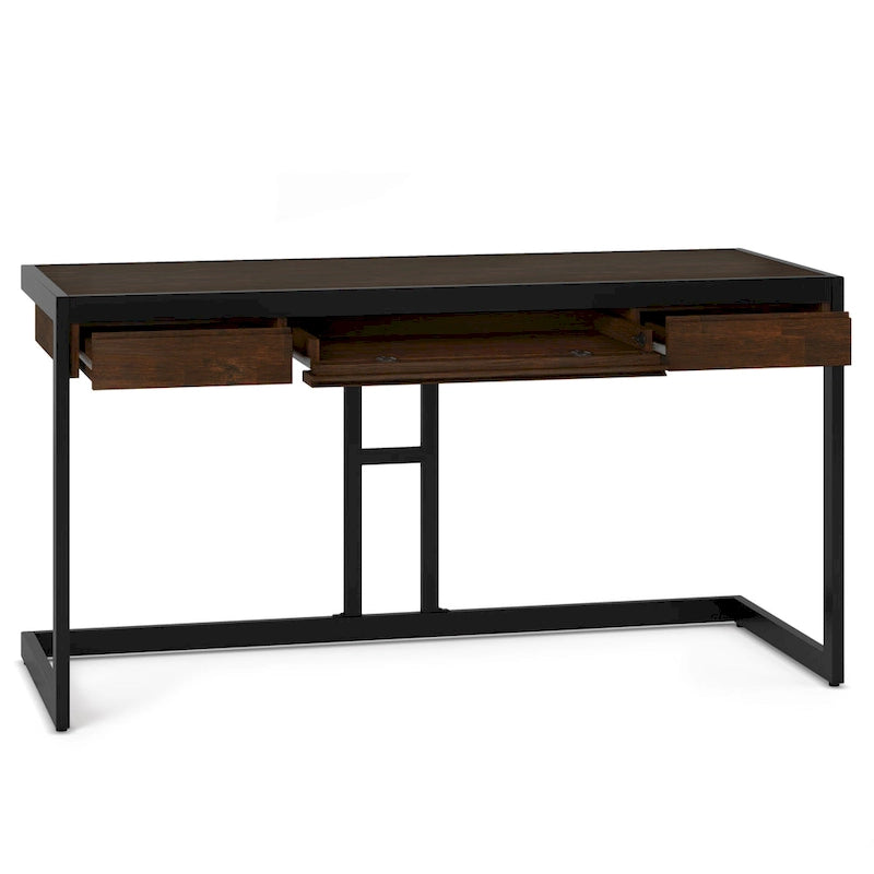 Bureau de style industriel en acacia massif