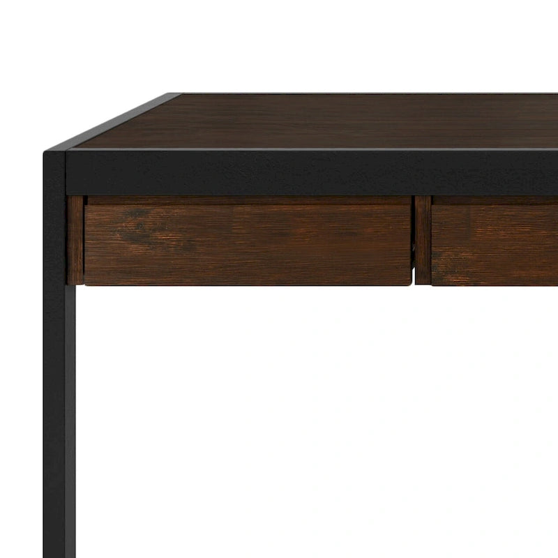 Bureau de style industriel en acacia massif