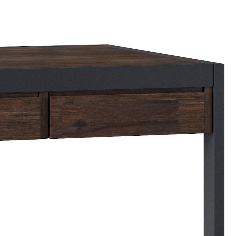 Bureau de style industriel en acacia massif
