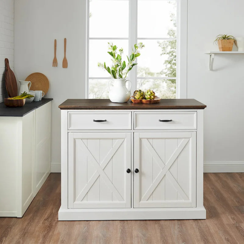 Îlot de cuisine - 23,63 pouces (profondeur) x 47,75 pouces (largeur) x 36,25 pouces (hauteur)