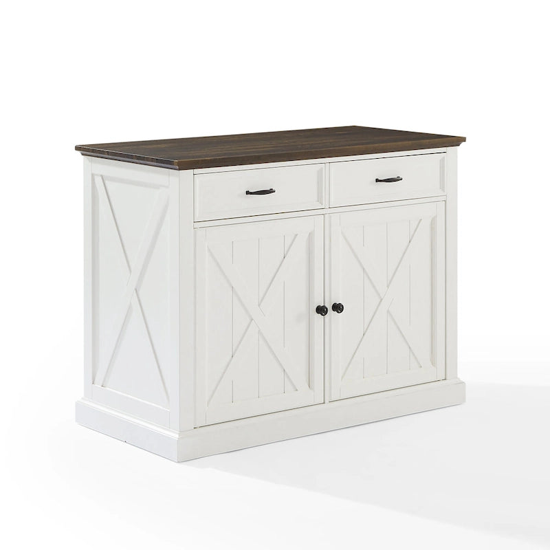 Îlot de cuisine - 23,63 pouces (profondeur) x 47,75 pouces (largeur) x 36,25 pouces (hauteur)