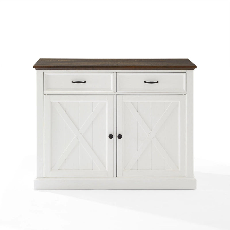Îlot de cuisine - 23,63 pouces (profondeur) x 47,75 pouces (largeur) x 36,25 pouces (hauteur)