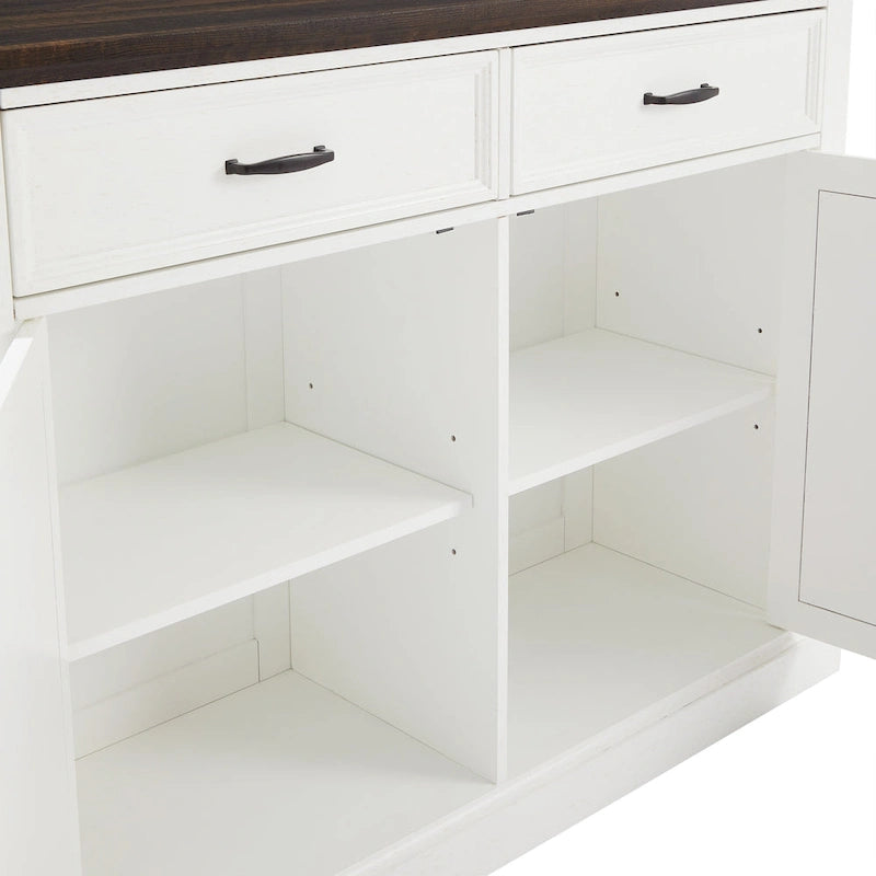 Îlot de cuisine - 23,63 pouces (profondeur) x 47,75 pouces (largeur) x 36,25 pouces (hauteur)
