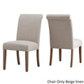 Housse de siège amovible, chaise Parsons à dossier roulé (lot de deux).