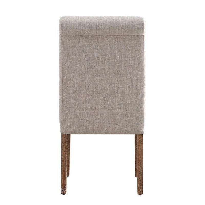 Housse de siège amovible, chaise Parsons à dossier roulé (lot de deux).