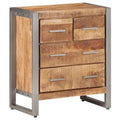 Buffet, 23,6 x 13,8 x 27,6 cm, en bois de manguier massif.