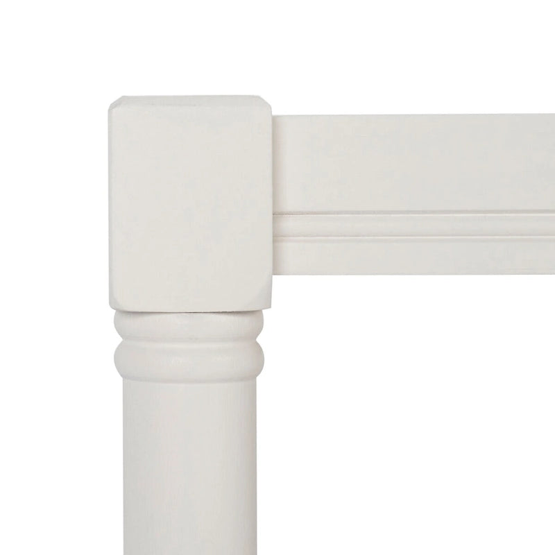 Table basse blanche – 47,2 x 23,6 x 18,9 – Largeur 47 x Profondeur 24 x Hauteur 19