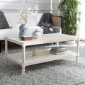 Table basse blanche – 47,2 x 23,6 x 18,9 – Largeur 47 x Profondeur 24 x Hauteur 19