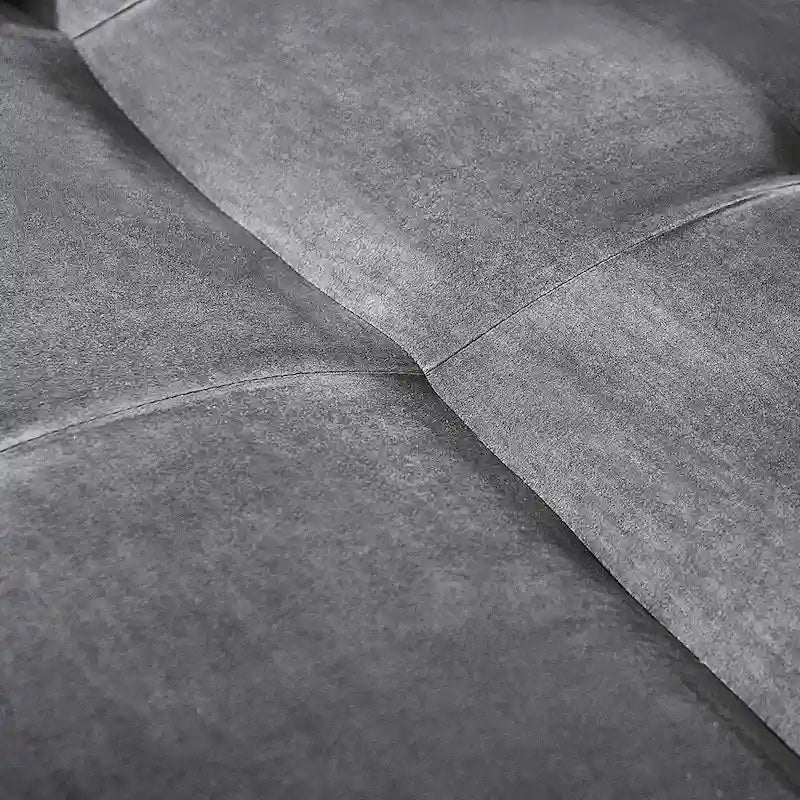 Mini-canapé-lit de style japonais pour dortoir universitaire — Gris acier