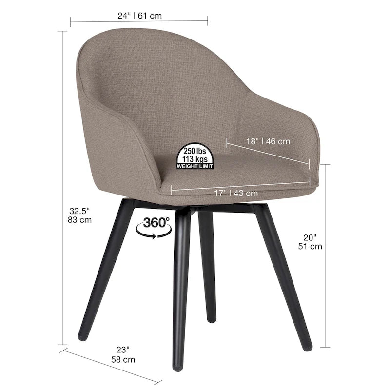 Fauteuil pivotant Home dome
