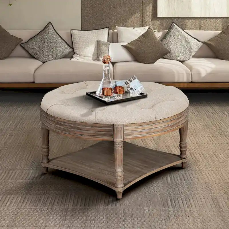 Grande table basse ronde