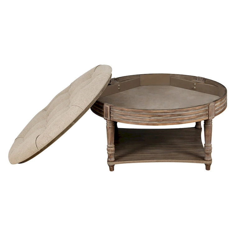 Grande table basse ronde