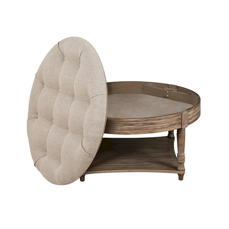 Grande table basse ronde