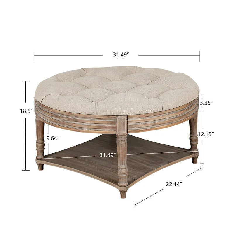 Grande table basse ronde
