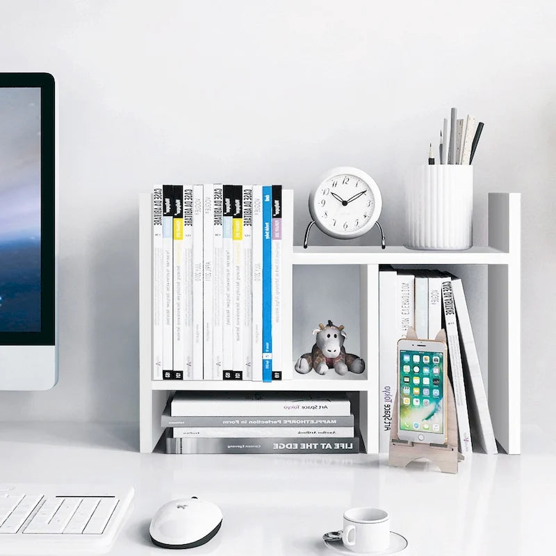 Étagère de rangement de bureau en bois