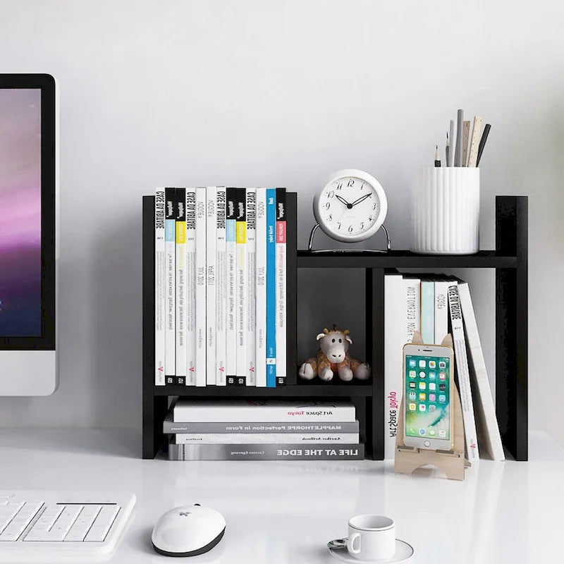 Étagère de rangement de bureau en bois