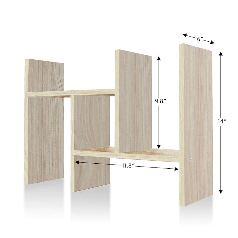 Étagère de rangement de bureau en bois