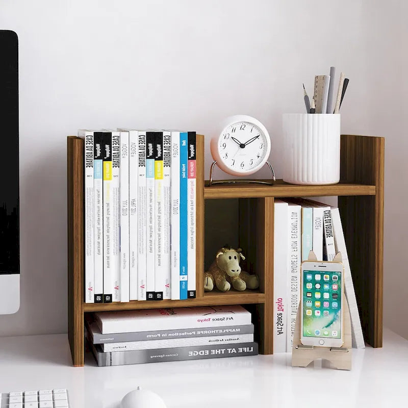Étagère de rangement de bureau en bois