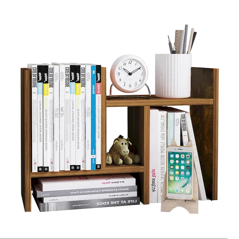 Étagère de rangement de bureau en bois